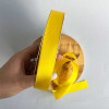 Лента атлас Ding Xin 2.5 см * 90 м - #0645 Желтый Лимонный